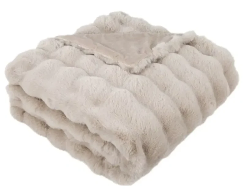 Malini Raffles Beige Throw