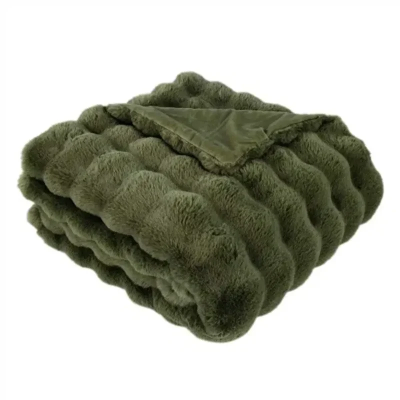 Malini Raffles Olive Throw