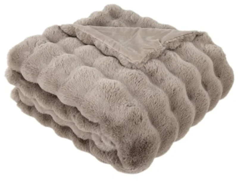 Malini Raffles Taupe Throw
